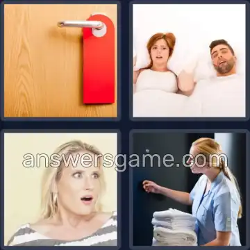 4 Pics 1 Word 7 Letters DISTURB