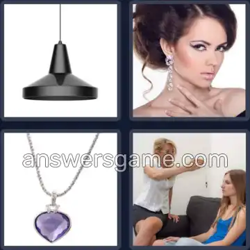 4 Pics 1 Word 7 Letters PENDANT
