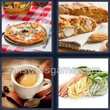 4 Pics 1 Word 7 Letters ITALIAN