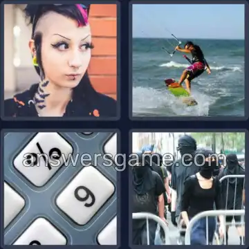 4 Pics 1 Word 7 Letters RADICAL