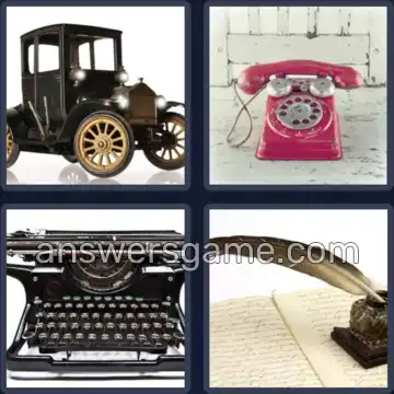 4 Pics 1 Word 7 Letters ANTIQUE