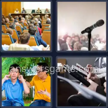 4 Pics 1 Word 7 Letters LECTURE