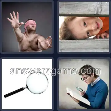 4 Pics 1 Word 7 Letters SEEKING