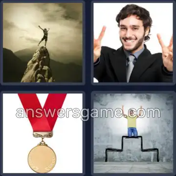 4 Pics 1 Word 7 Letters TRIUMPH