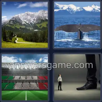 4 Pics 1 Word 7 Letters MASSIVE