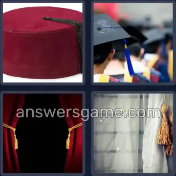 4 Pics 1 Word 7 Letters TASSELS