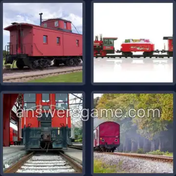4 Pics 1 Word 7 Letters CABOOSE