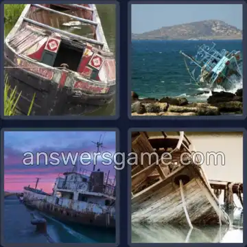 4 Pics 1 Word 7 Letters SCUPPER