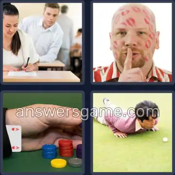 4 Pics 1 Word 7 Letters CHEATER