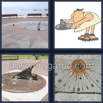4 Pics 1 Word 7 Letters SUNDIAL