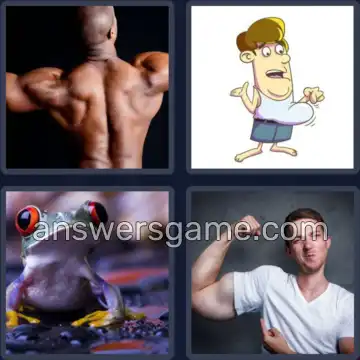 4 Pics 1 Word 7 Letters BULGING