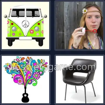 4 Pics 1 Word 7 Letters SIXTIES