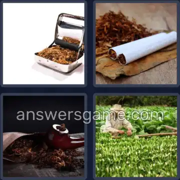 4 Pics 1 Word 7 Letters TOBACCO