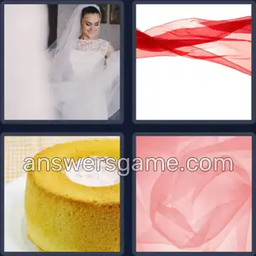 4 Pics 1 Word 7 Letters CHIFFON