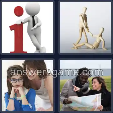 4 Pics 1 Word 7 Letters HELPFUL