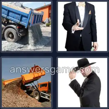 4 Pics 1 Word 7 Letters TIPPING