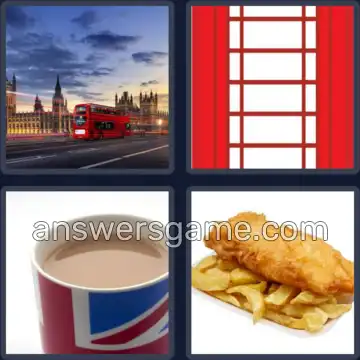 4 Pics 1 Word 7 Letters ENGLAND