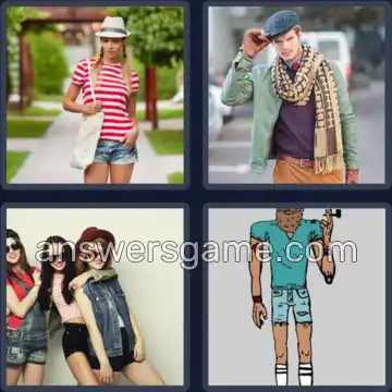 4 Pics 1 Word 7 Letters HIPSTER