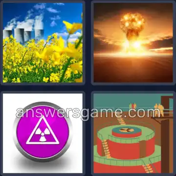 4 Pics 1 Word 7 Letters NUCLEAR