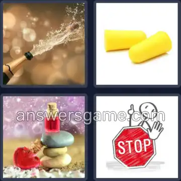 4 Pics 1 Word 7 Letters STOPPER