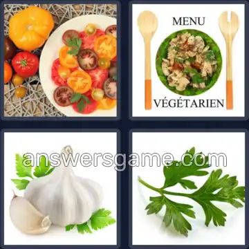 4 Pics 1 Word 7 Letters PARSLEY