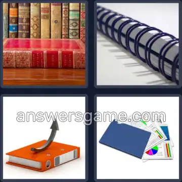 4 Pics 1 Word 7 Letters BINDING