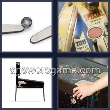 4 Pics 1 Word 7 Letters PINBALL