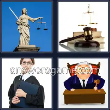 4 Pics 1 Word 7 Letters JUSTICE