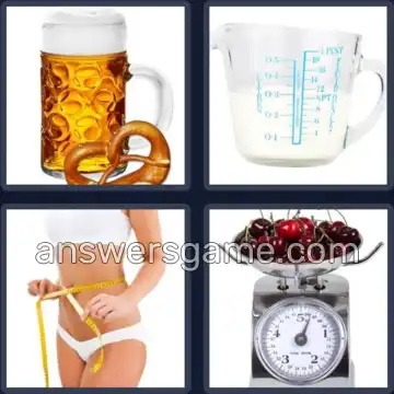 4 Pics 1 Word 7 Letters MEASURE