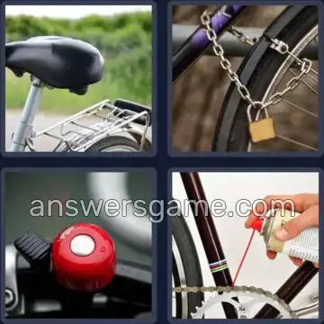 4 Pics 1 Word 7 Letters BICYCLE