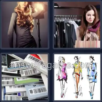 4 Pics 1 Word 7 Letters FASHION