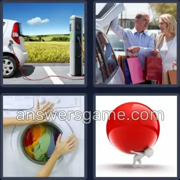 4 Pics 1 Word 7 Letters LOADING