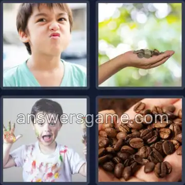 4 Pics 1 Word 7 Letters HANDFUL