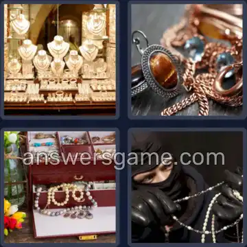 4 Pics 1 Word 7 Letters JEWELRY