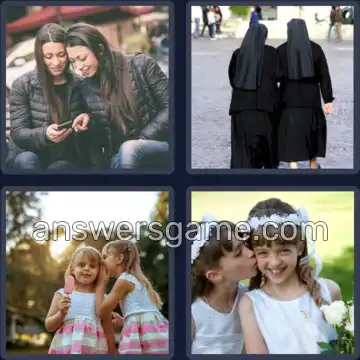 4 Pics 1 Word 7 Letters SISTERS