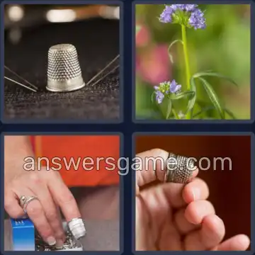 4 Pics 1 Word 7 Letters THIMBLE