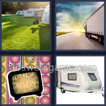 4 Pics 1 Word 7 Letters TRAILER
