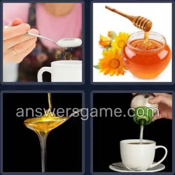 4 Pics 1 Word 7 Letters SWEETEN