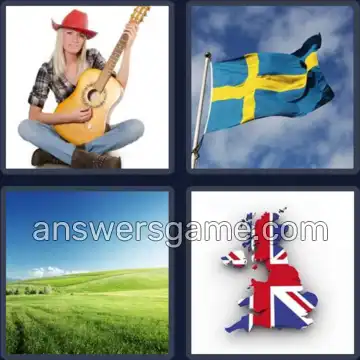 4 Pics 1 Word 7 Letters COUNTRY