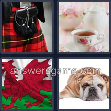 4 Pics 1 Word 7 Letters BRITAIN