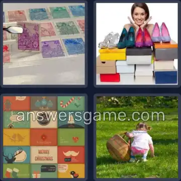 4 Pics 1 Word 7 Letters COLLECT