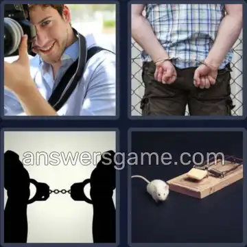 4 Pics 1 Word 7 Letters CAPTURE