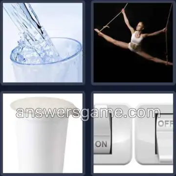 4 Pics 1 Word 7 Letters TUMBLER