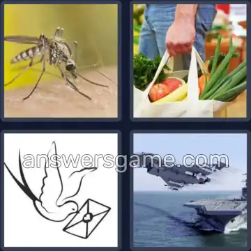4 Pics 1 Word 7 Letters CARRIER