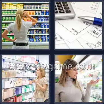 4 Pics 1 Word 7 Letters PRODUCT