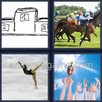 4 Pics 1 Word 7 Letters CONTEST