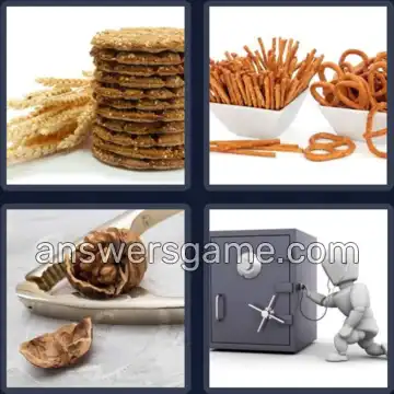 4 Pics 1 Word 7 Letters CRACKER