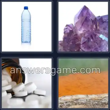 4 Pics 1 Word 7 Letters MINERAL