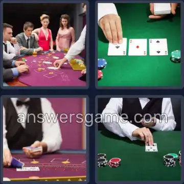 4 Pics 1 Word 8 Letters CROUPIER