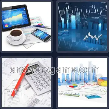 4 Pics 1 Word 8 Letters ACCOUNTS
